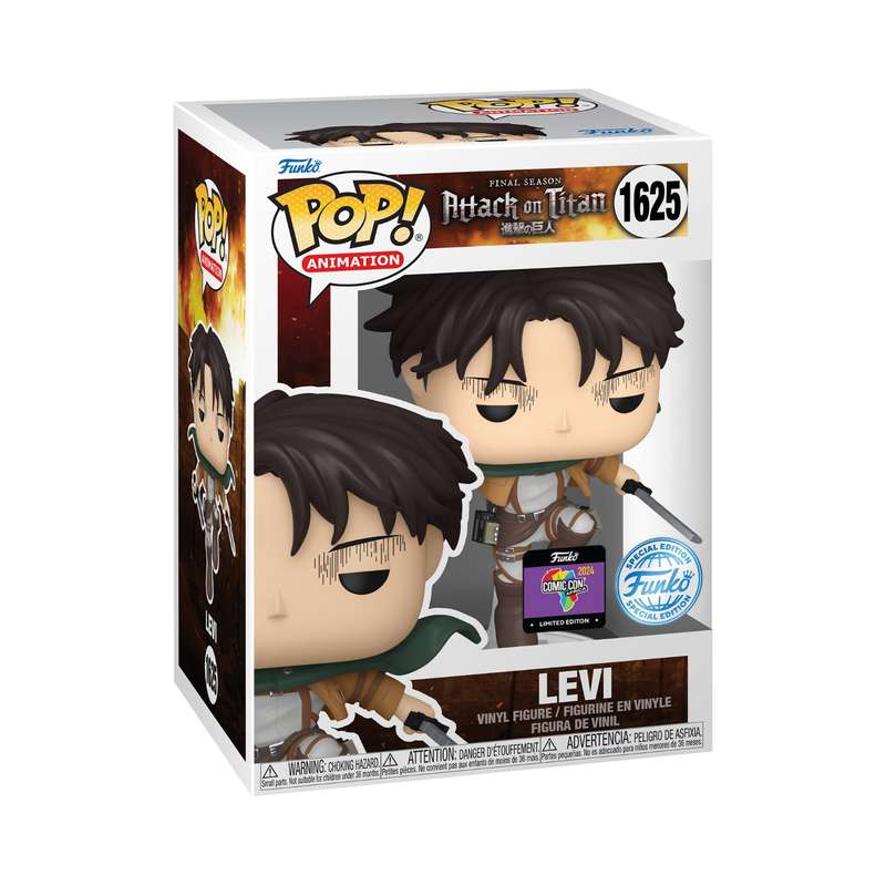 Levi  Attack On Titan Funko Pop Special Edition Vinyl Figure #1625