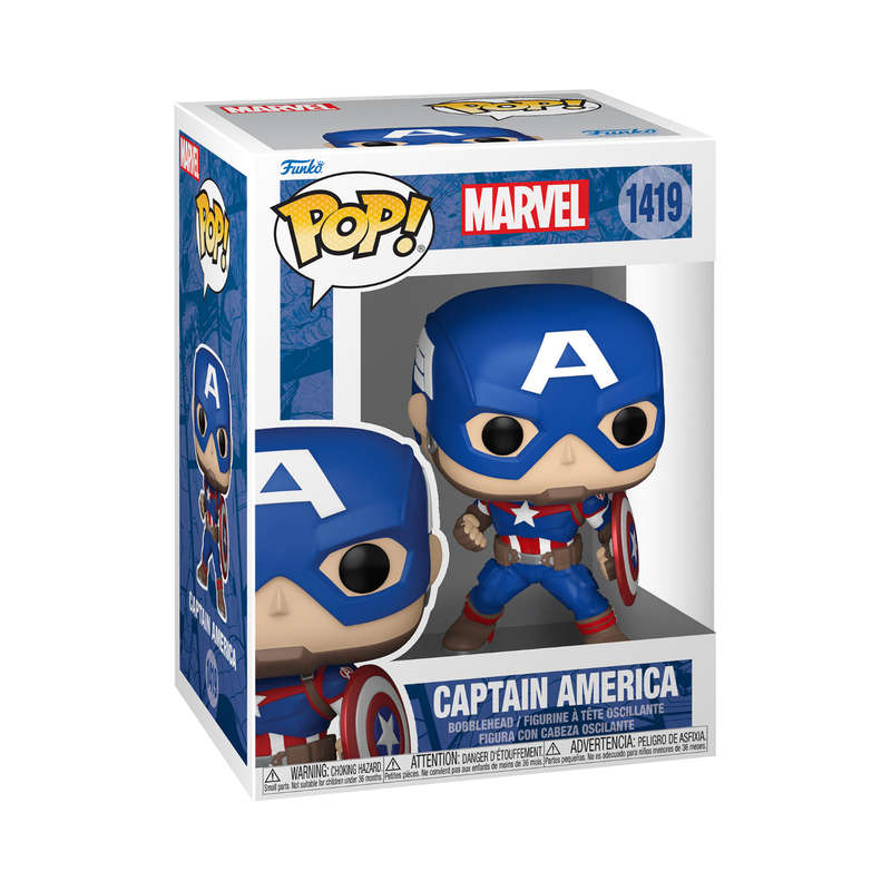 Marvel - Captain America Bobblehead Funko Pop 1419