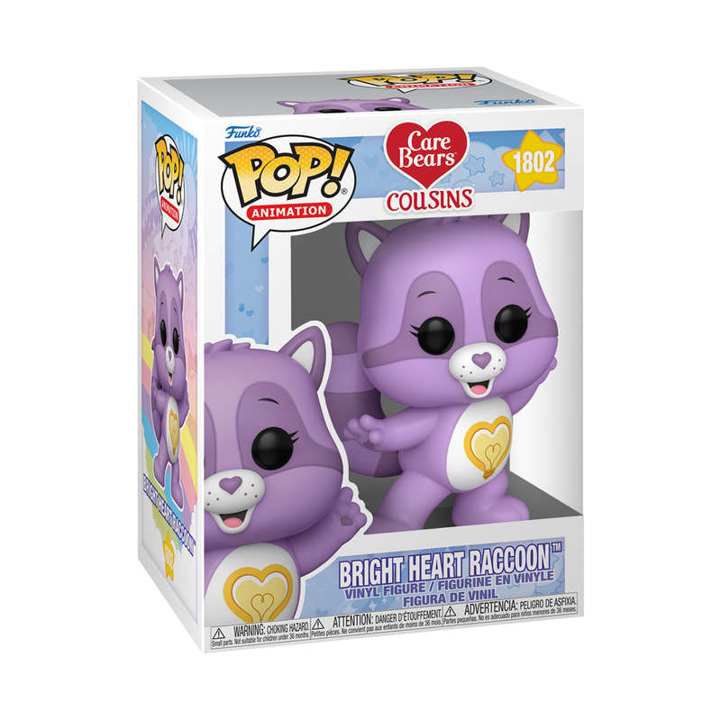 Bright Heart Raccoon - Care Bears Cousins Funko Pop Vinyl Figure #1802
