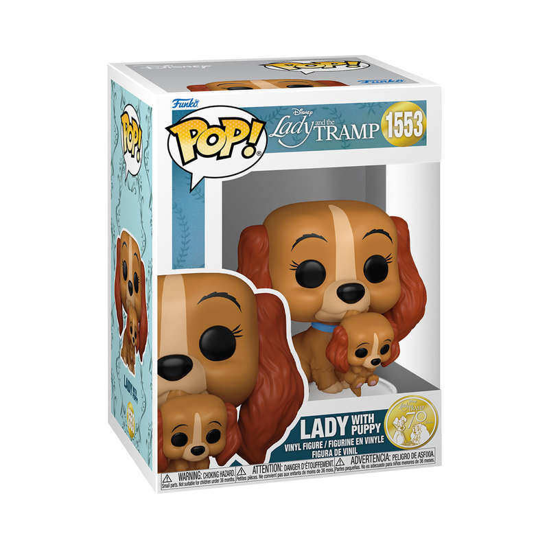 Lady with Puppy - Disney Lady and the Tramp Funko Pop Vinyl Figure #1553