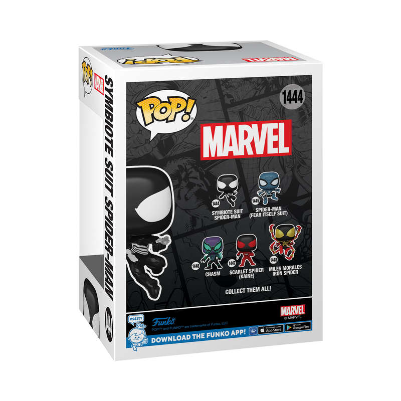 Spider-Man Symbiote Suit  Funko Pop Bobblehead Figure #1444