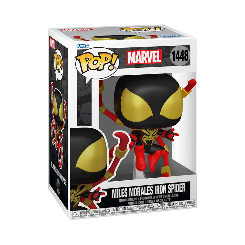 Miles Morales Iron Spider - Funko Pop Bobblehead #1448