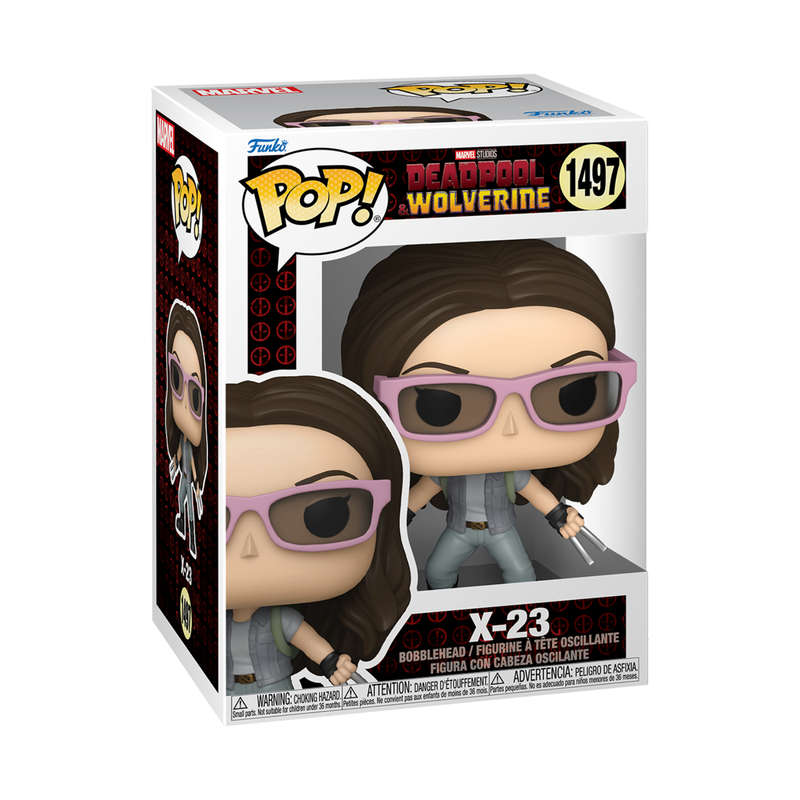 X23  Marvel Deadpool & Wolverine Funko Pop Bobblehead Figure #1497