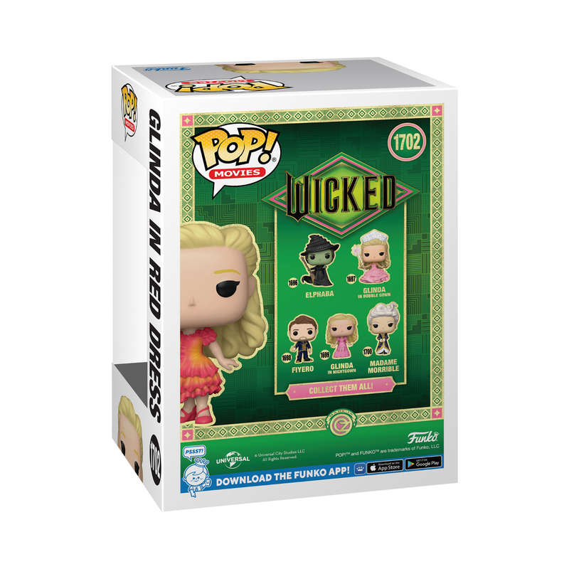 Glinda in Red Dress - Wicked Funko Pop Vinyl Figure #1702