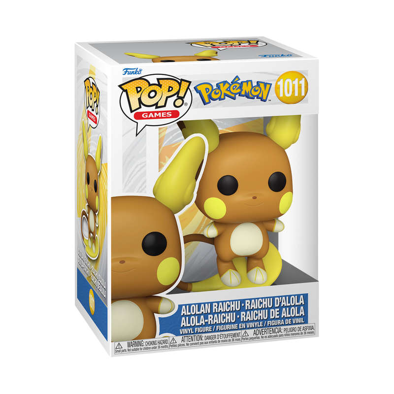 Alolan Raichu - Pokemon Funko Pop Vinyl Figure #1011
