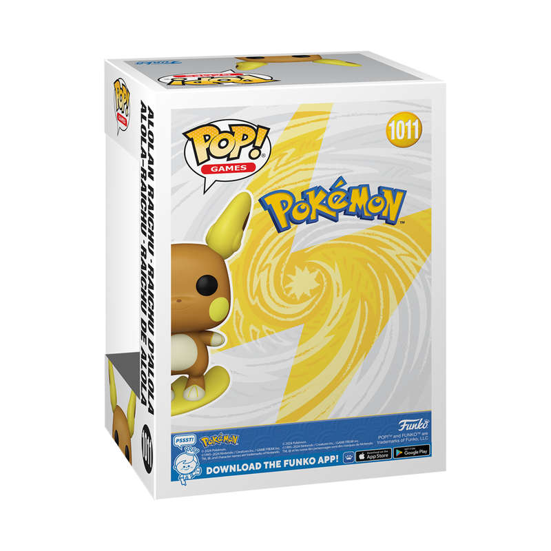 Alolan Raichu - Pokemon Funko Pop Vinyl Figure #1011