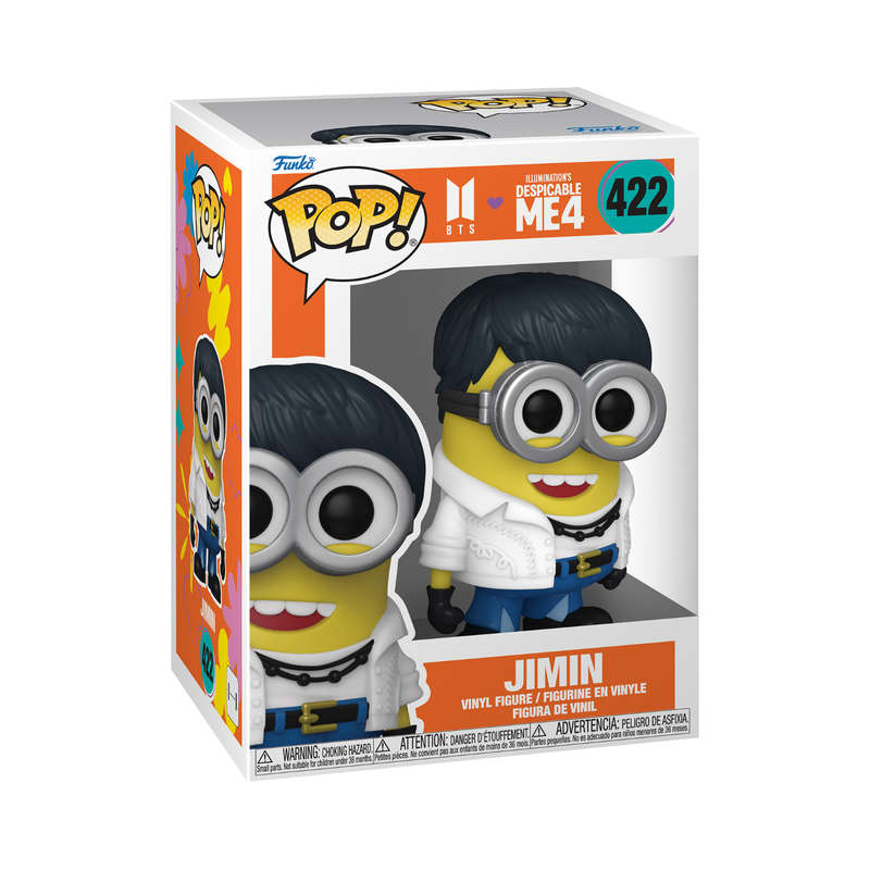 Jimin - Minion Despicable Me 4 Funko Pop Vinyl Figure #422
