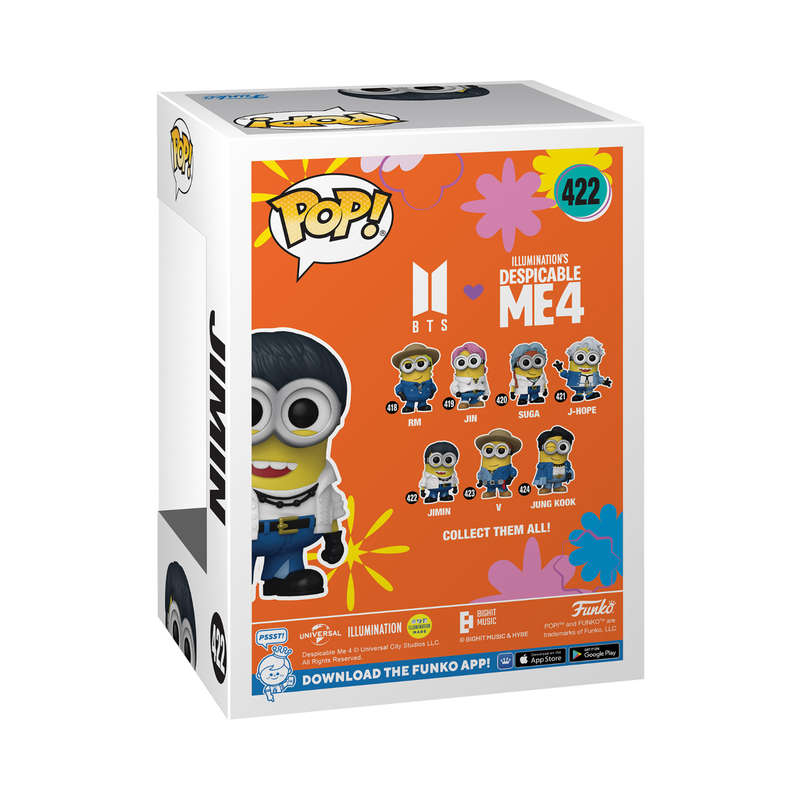 Jimin - Minion Despicable Me 4 Funko Pop Vinyl Figure #422