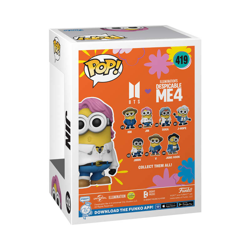 Jin - Minion Despicable Me 4 Funko Pop Vinyl Figure #419