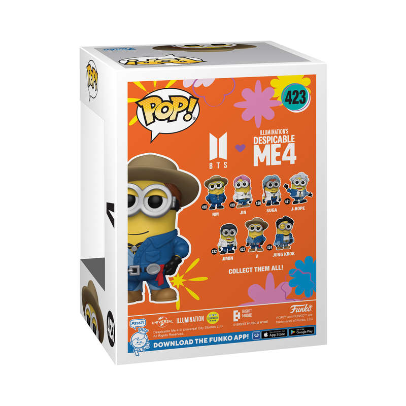 V - Minion Despicable Me 4 Funko Pop Vinyl Figure #423
