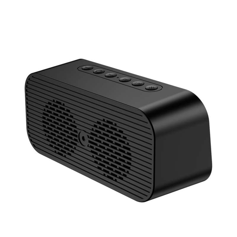 HAVIT Radio Alarm Clock Portable Bluetooth Speaker - Black
