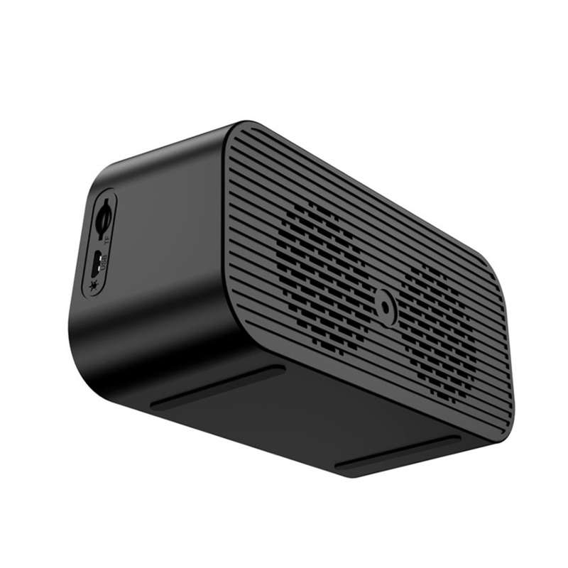 HAVIT Radio Alarm Clock Portable Bluetooth Speaker - Black