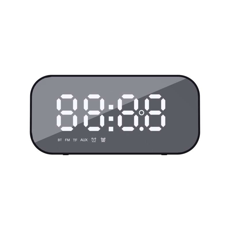 HAVIT Radio Alarm Clock Portable Bluetooth Speaker - Black