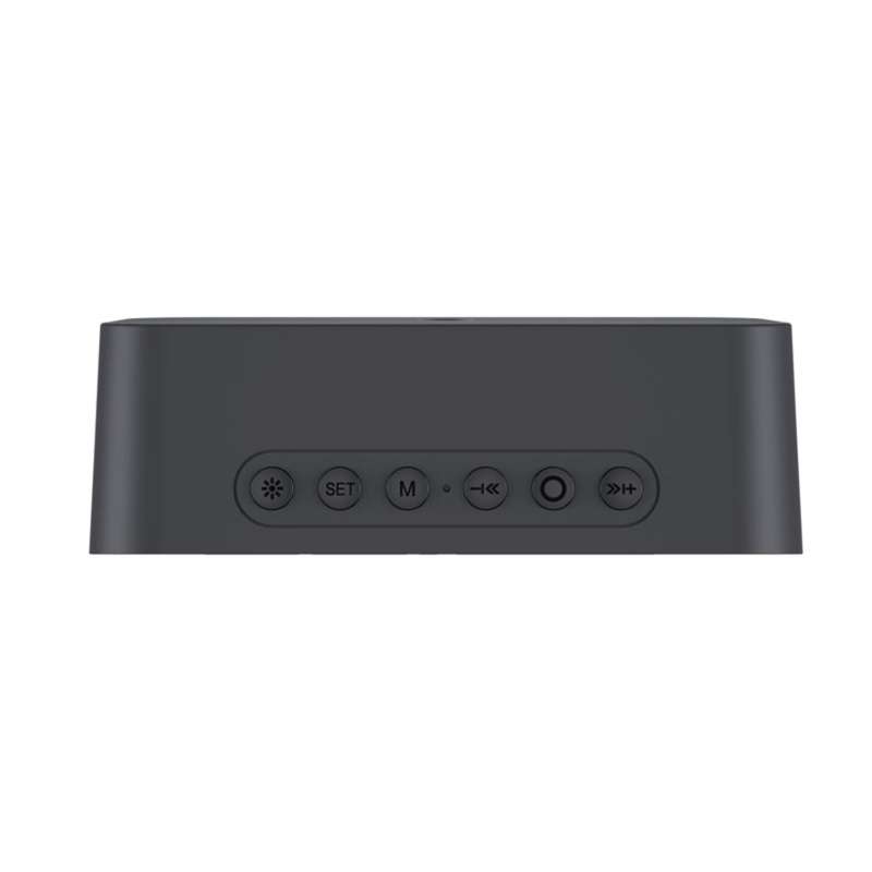 HAVIT Radio Alarm Clock Portable Bluetooth Speaker - Black