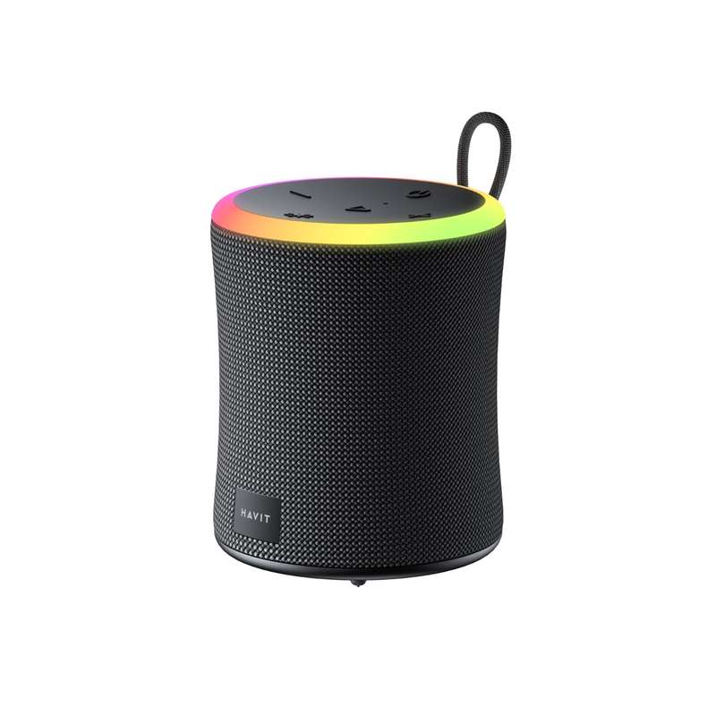 HAVIT Ring Light Portable Bluetooth Speaker - Small - Black