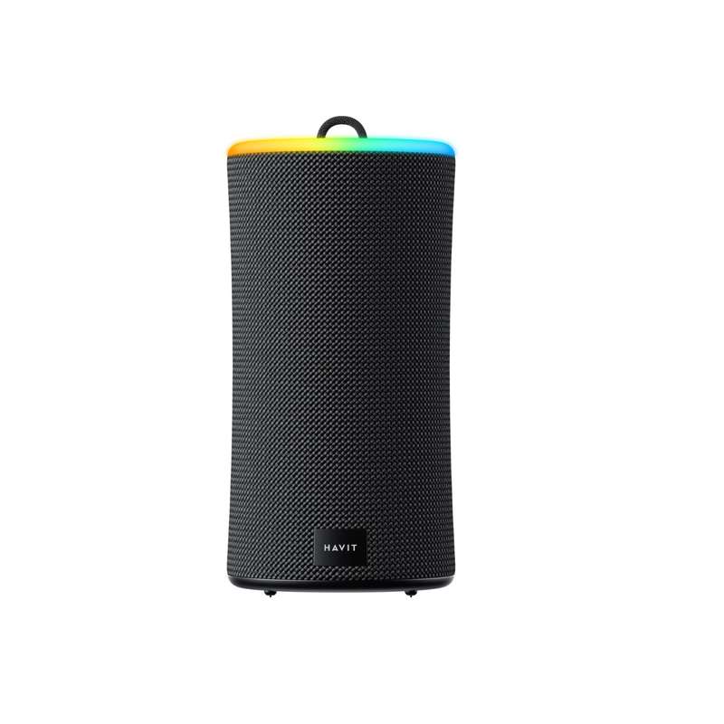 HAVIT Ring Light Portable Bluetooth Speaker  Large  Black