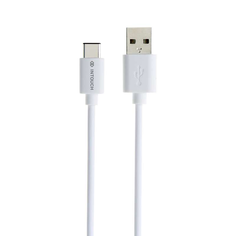 INTOUCH 10W USB To Type C Cable - 2m White