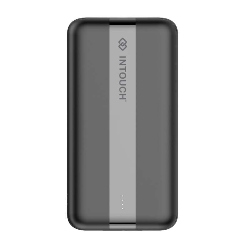 INTOUCH Power Bank 20000mAh - 20W PD Charger - Black