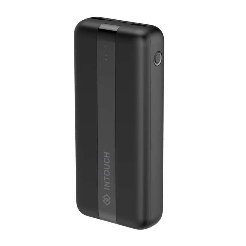 INTOUCH Power Bank 20000mAh - 20W PD Charger - Black