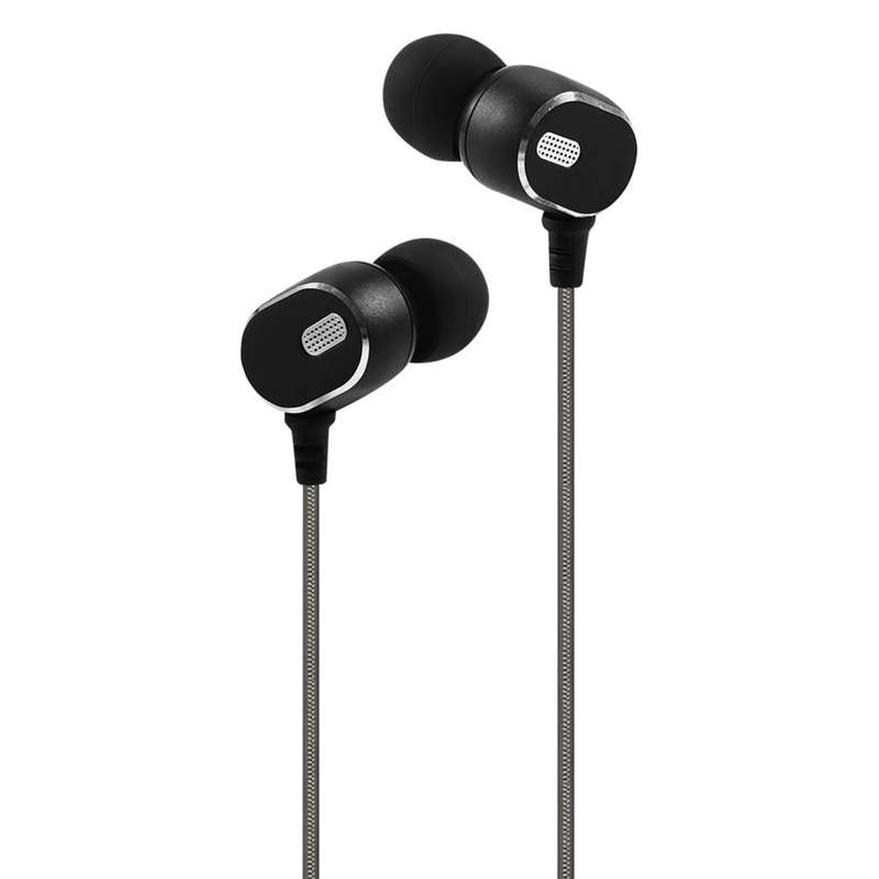 INTOUCH Explosive Wired AUX In Ear Earphones - Black
