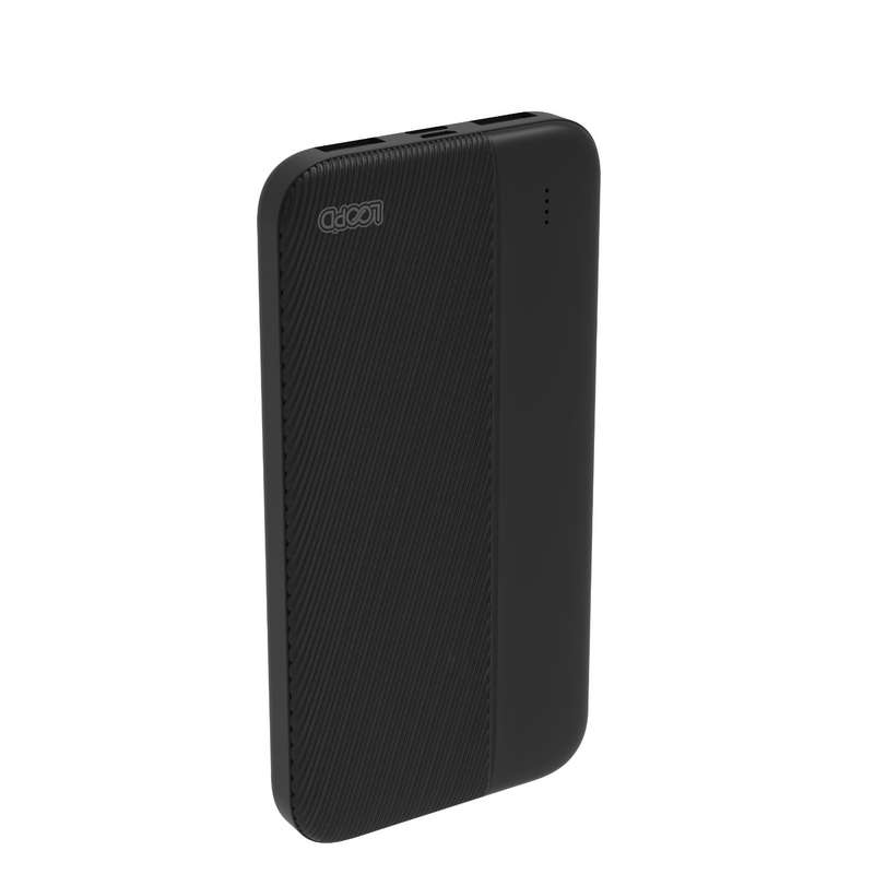 Loopd Power Bank 10000mAh - with 4 LED Indicators - Black