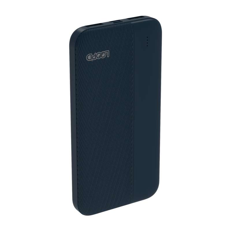 Loopd Power Bank 10000mAh - with 4 LED Indicators - Navy Blue