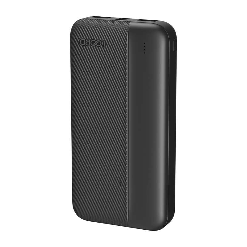 Loopd Power Bank 20000mAh - with 4 LED Indicators - Black