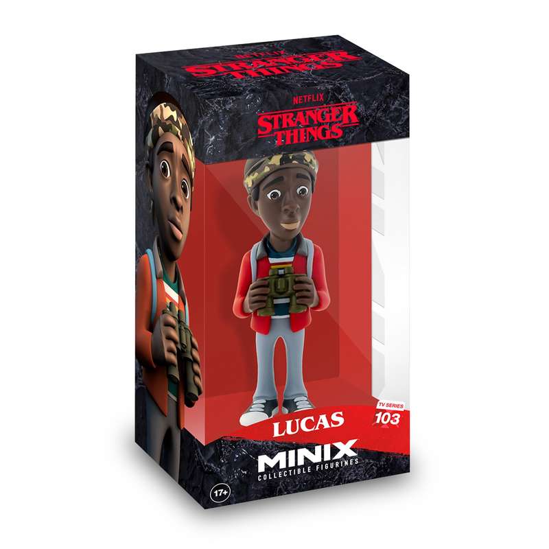 Lucas - Stranger Things Minix Figurine: Official Collectable Figure