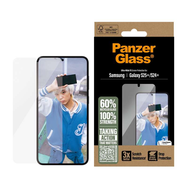 Samsung Galaxy S25+ / S24+ PanzerGlass Screen Protector