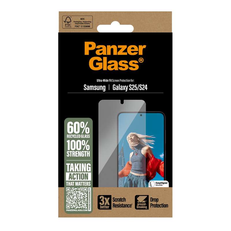 Samsung Galaxy S25 / S24 PanzerGlass Screen Protector