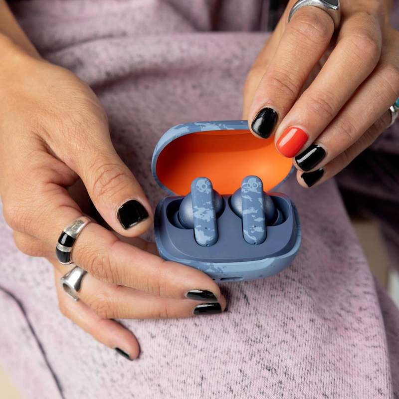 Skullcandy Smokin Buds TWS True Wireless Earbuds  Denim