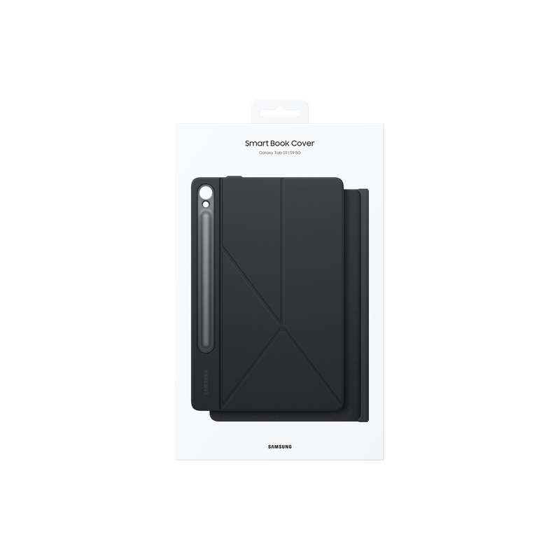 Samsung Galaxy Tab S9, S9 FE Smart Bookcover Case - Black