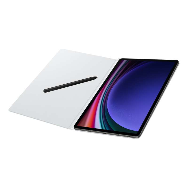 Samsung Galaxy Tab S10+, S9FE+, S9+ Smart Bookcover Case  White