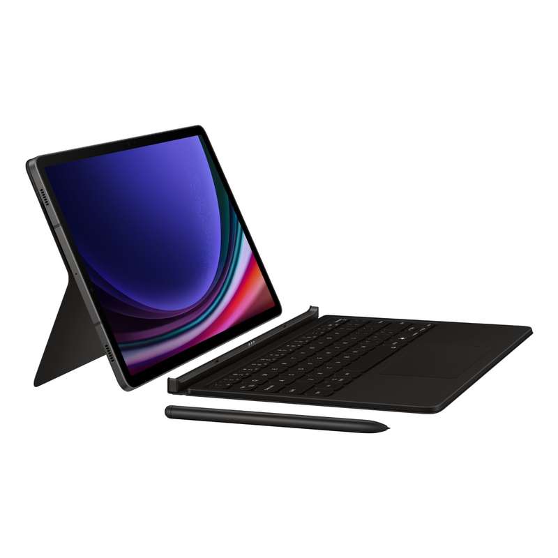 Samsung Galaxy Tab S9 Keyboard Bookcover AI Key Case - Black