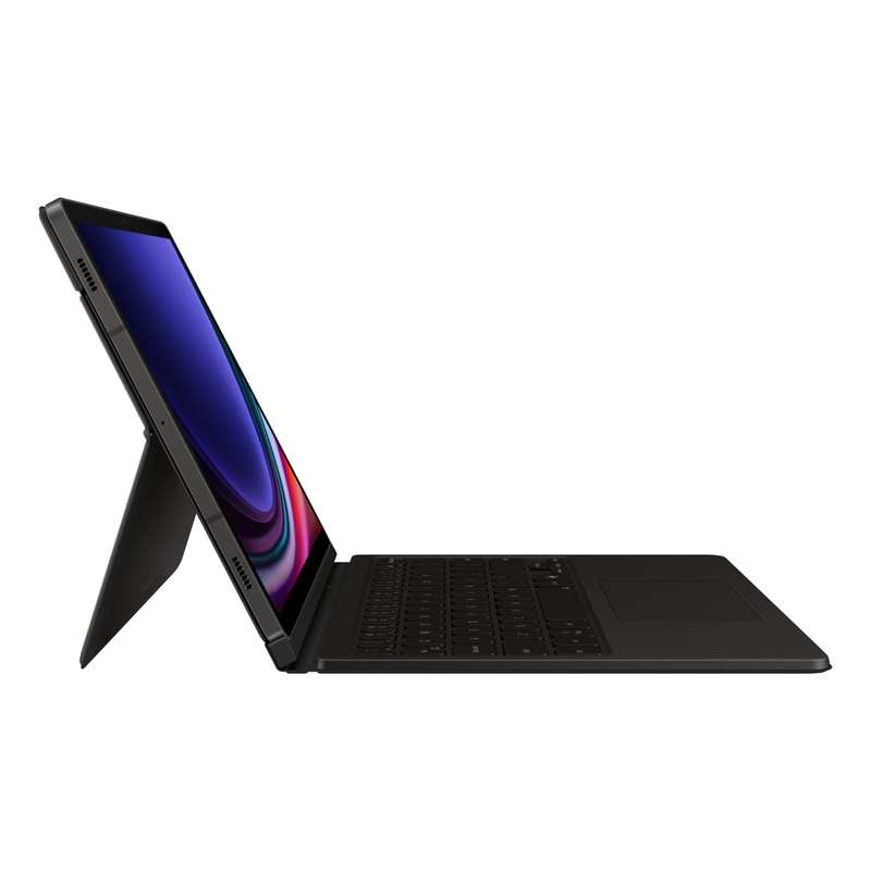 Samsung Galaxy Tab S9 Keyboard Bookcover AI Key Case - Black