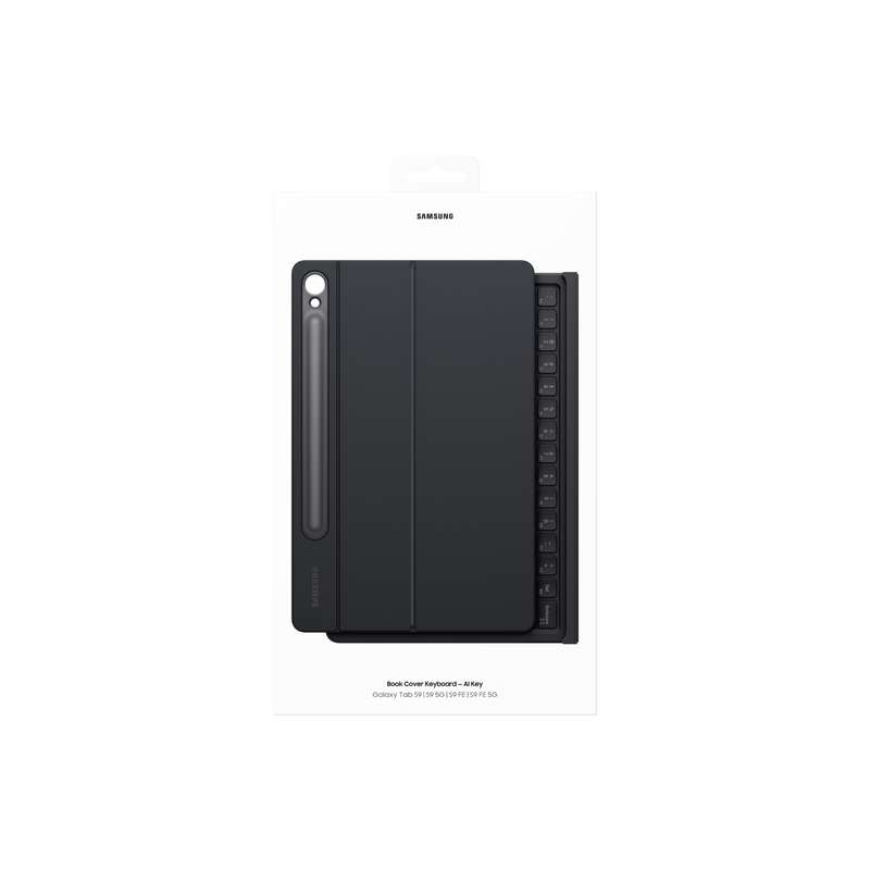 Samsung Galaxy Tab S9 Keyboard Bookcover AI Key Case - Black