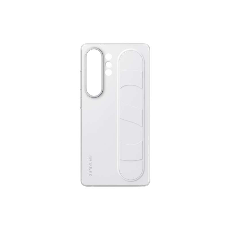 Official Samsung Galaxy S25 Ultra Cover - Samsung Standing Grip Case - White