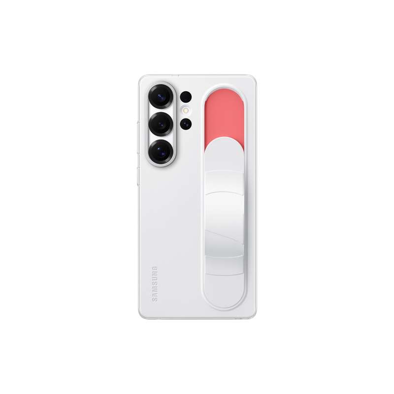 Official Samsung Galaxy S25 Ultra Cover - Samsung Standing Grip Case - White