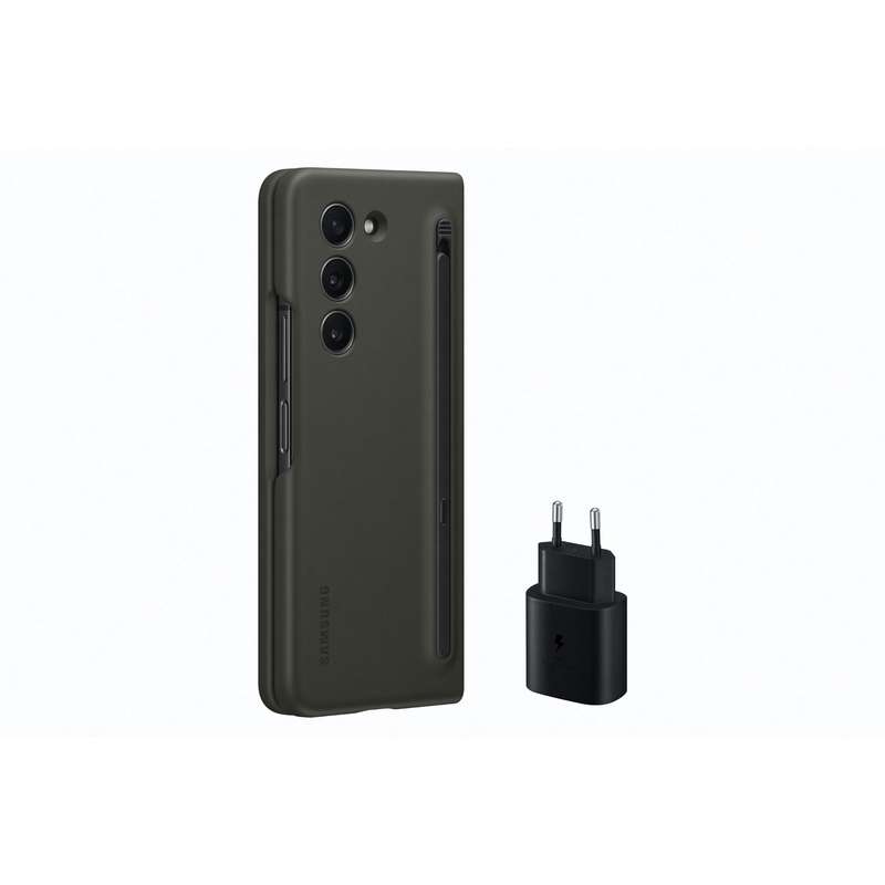 Samsung Galaxy Z Fold5 Graphite Slim S Pen Cover With Charger Bundle - Graphite