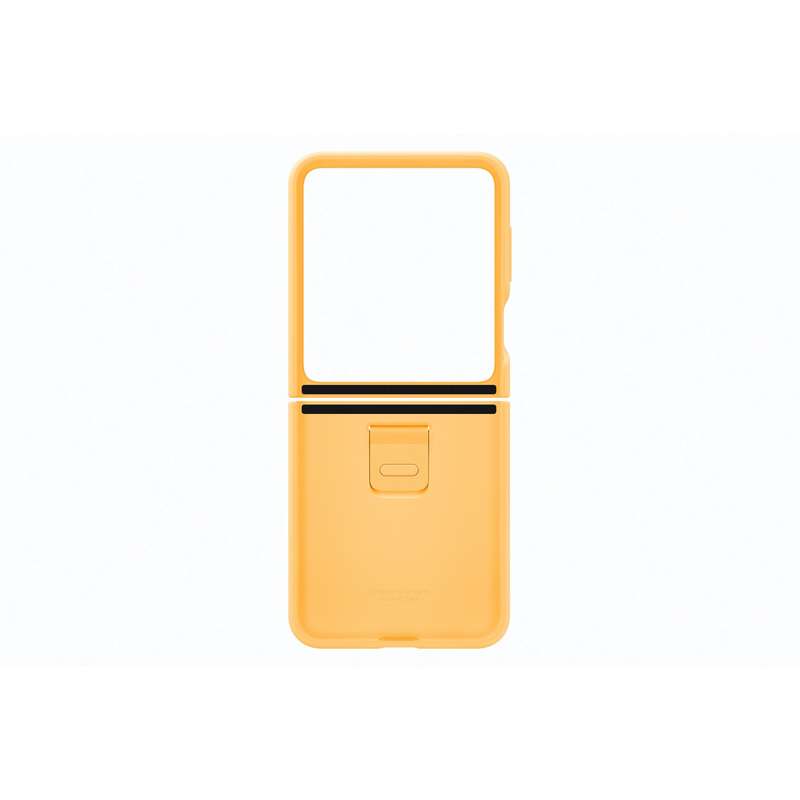 Samsung Galaxy Z Flip5 Apricot Silicone Case With Ring - Apricot