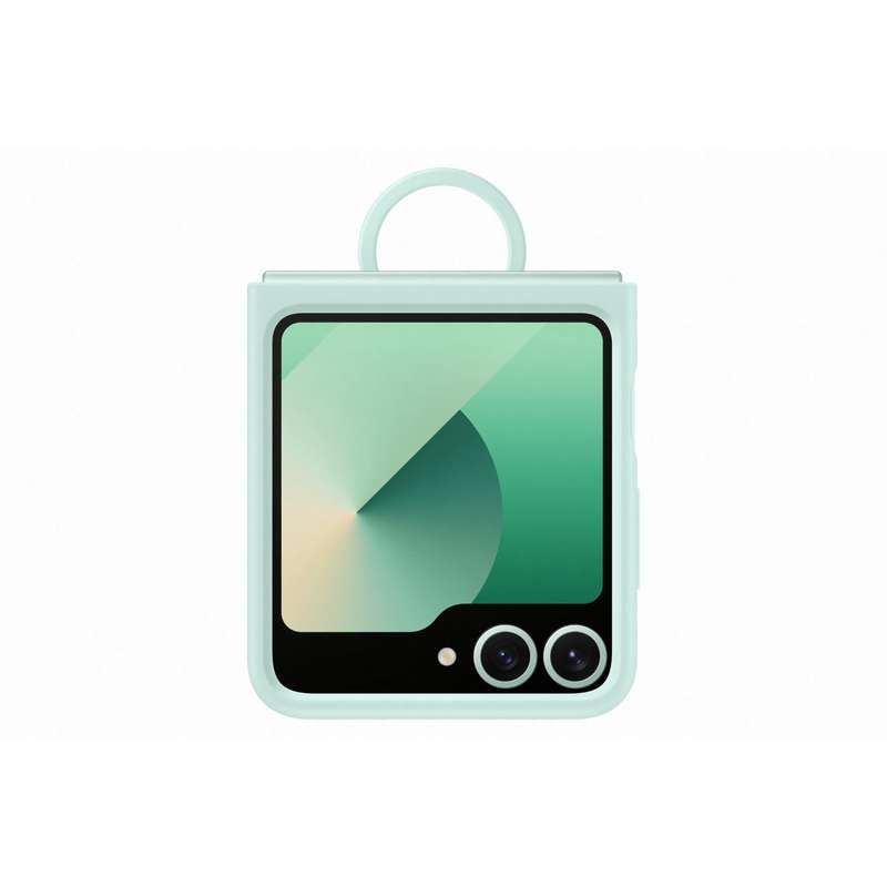 Samsung Galaxy Z Flip6 Silicone With Ring Case - Mint