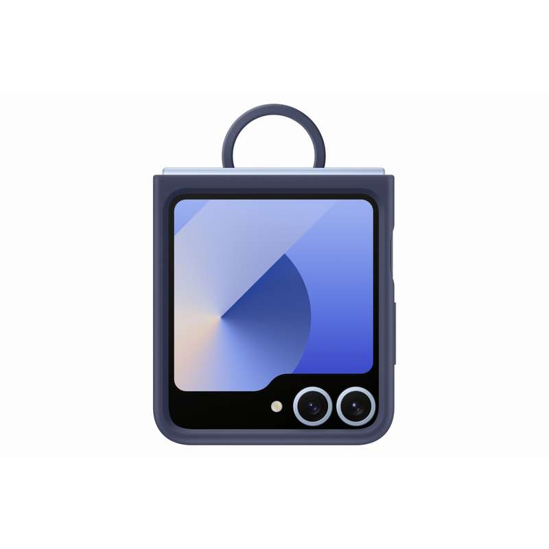 Samsung Galaxy Z Flip6 Silicone Case With Ring - Navy