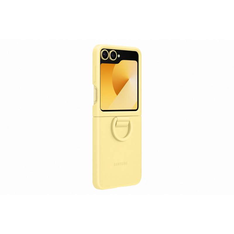 Samsung Galaxy Z Flip6 Silicone With Ring Case - Yellow