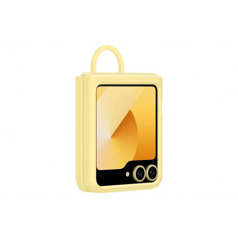Samsung Galaxy Z Flip6 Silicone With Ring Case - Yellow