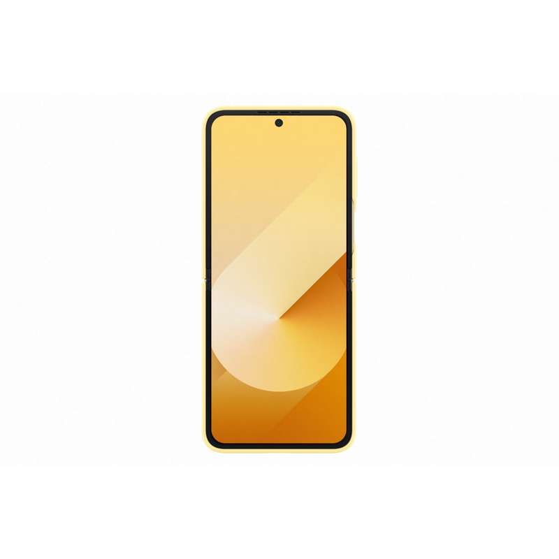 Samsung Galaxy Z Flip6 Silicone With Ring Case - Yellow