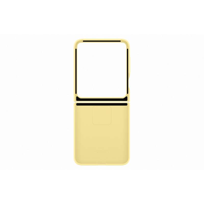 Samsung Galaxy Z Flip6 Silicone With Ring Case - Yellow