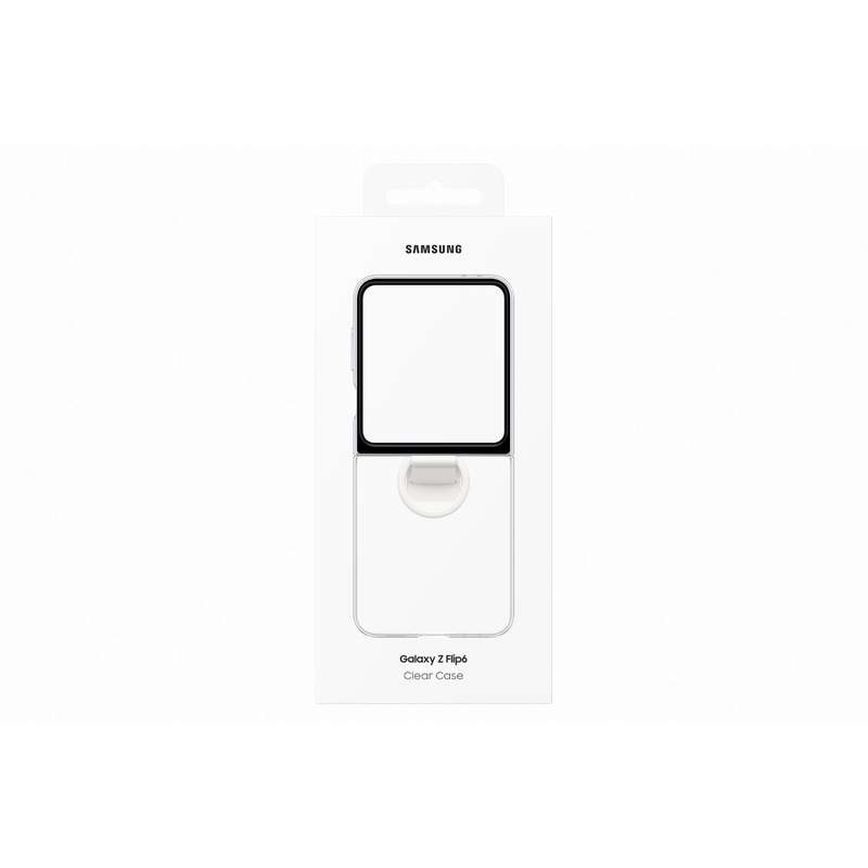 Samsung Galaxy Z Flip6 Clear Case With Ring Case - Clear