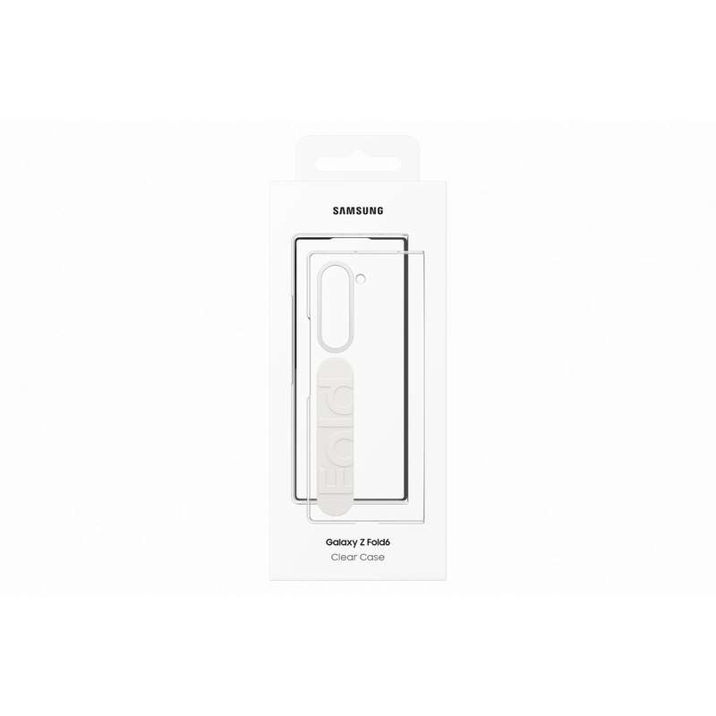Samsung Galaxy Z Fold6 Silicone Case With Strap - Clear