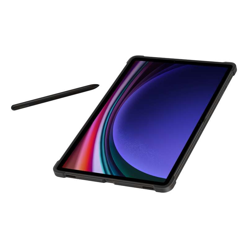 Samsung Galaxy Tab A9+ Case - Official Samsung Outdoor BookCover - Black