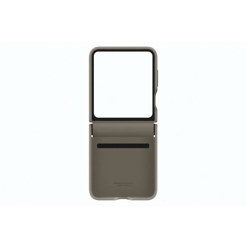 Samsung Galaxy Z Flip5 Case - Official Samsung Flap Eco-Leather Cover - Etoupe